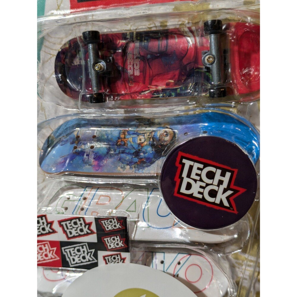 Tech Deck Paris 2024 Olympics Giraud Gustavo 4 Pack Fingerboards New
